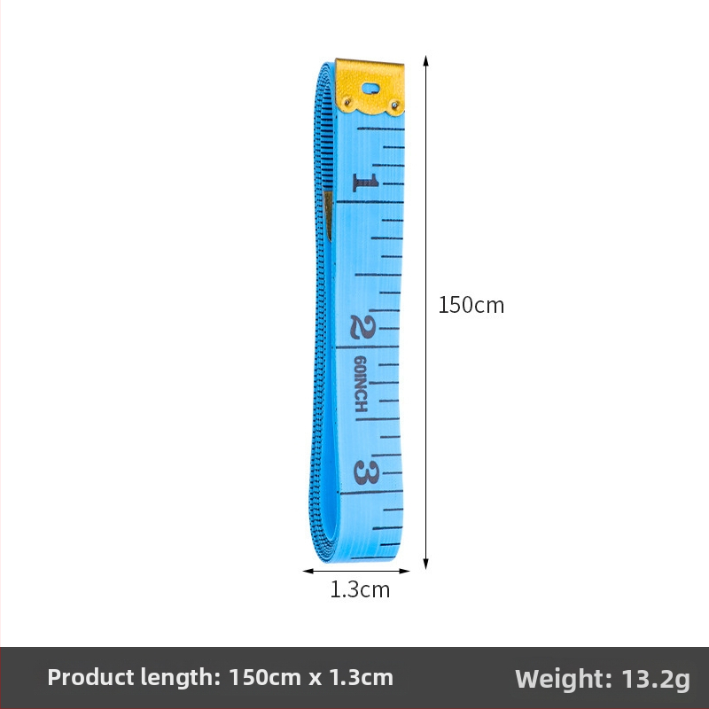 PU μαλακή μετρητική ταινία, Inch measuring tape (κουτί), σετ 10 τεμάχια, εύρος μέτρησης 150, για ραφή και μετρήσεις σώματος