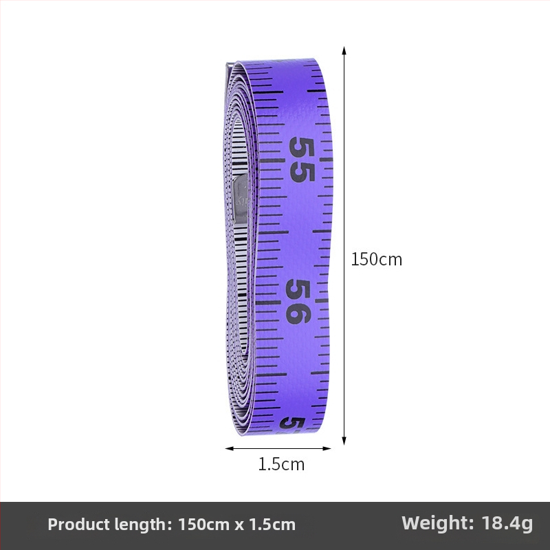 PU μαλακή μετρητική ταινία, Inch measuring tape (κουτί), σετ 10 τεμάχια, εύρος μέτρησης 150, για ραφή και μετρήσεις σώματος