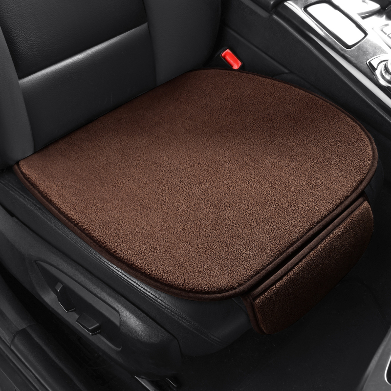 Zimski set navlaka za sjedalice automobila s površinom od vlakana soje i poliesterom, ploski minimalistički stil, japanski stil, univerzalni trodijelni set s ventilacijom