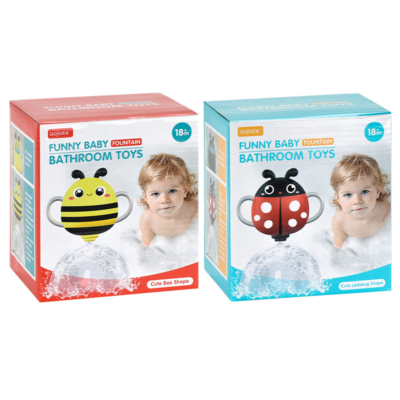 Dječje vodene igračke za kupanje – Bee i Ladybug, ABS materijal, AOJIATE TOYS, 3C certifikat (2023152202046185), 0-3 godine