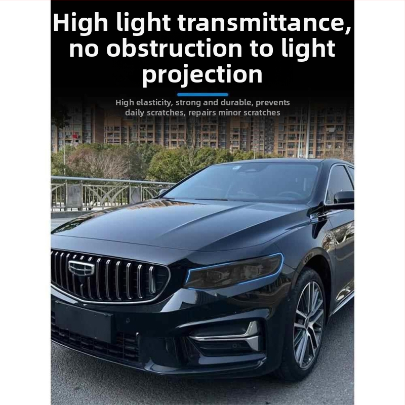 Chiweike TPU film na svetlá a zadné svetlá Geely Xingrui – Kompatibilné s prednými, zadnými svetlami a hmlovkami