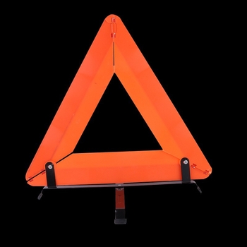 Знак за предупреждение за автомобил с сгъваем трипод, ABS пластмаса, рефлекторен, персонализируем, 12V, за автомобили