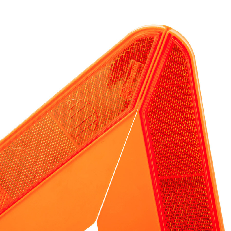 Знак за предупреждение за автомобил с сгъваем трипод, ABS пластмаса, рефлекторен, персонализируем, 12V, за автомобили