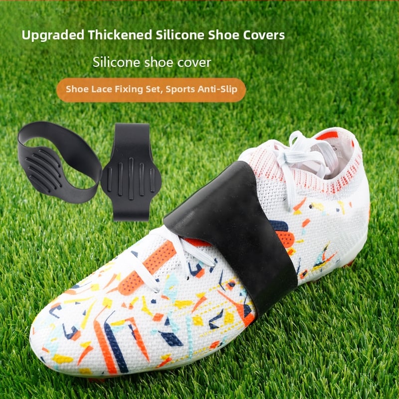 Νάρθηκας αστραγάλος από σιλικόνη με λουριά προπόνησης υψηλής πρόσφυσης για ποδόσφαιρο – αντιολισθητικό και σετ στερέωσης κορδονιών