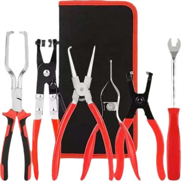 Σετ 5 τεμαχίων εργαλείων αφαίρεσης συνδετήρων σωλήνων καυσίμου, από χάλυβα άνθρακα, με προσαρμοσμένα δείγματα και εκτυπωμένο λογότυπο