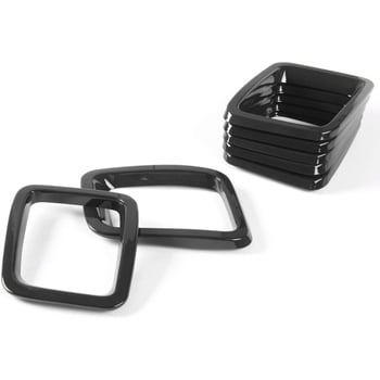 ABS Središnja rešetka s sjajnim prstenom i mrežom protiv insekata za Jeep Compass 2017–2020 (Model Xc-qcpj25)