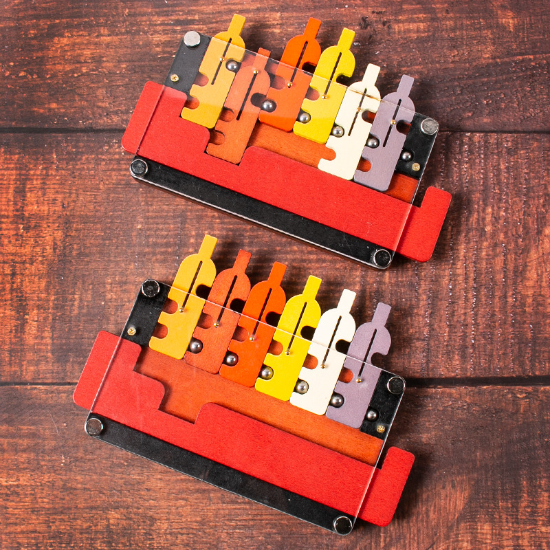 Puzzle poslužavnik – Luban Lock, Labirint razine 10, drvena edukativna slagalica za uzrast 15–35