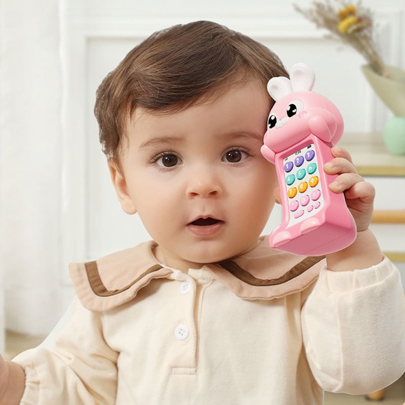 Edukativni dvojezični dječji telefon s glazbom i glasom, plastični model za uzrast 0–3 godine, marke Yanuotoys