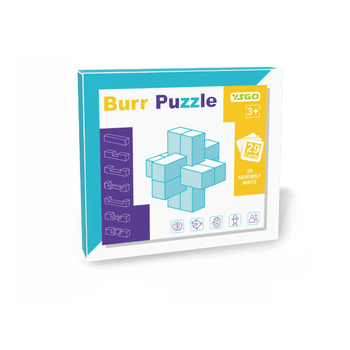 Dječji edukativni puzzle-ključ od blokova: razvija razmišljanje, koncentraciju i maštu (ABS; 15 blokova; 30 dvostrano kartica; 2 naljepnice; DIY/OEM)