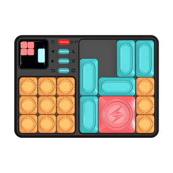 Puzzle s temom Tri kraljevstva: magnetsko elektronsko klizno puzzle – devet kvadrata, plastika, prilagodba loga, uzrast 7–14 godina