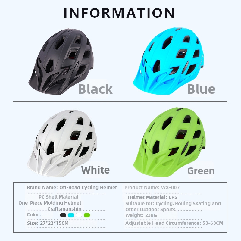 Κράνος ποδηλασίας με διχτυωτή προστασία κατά εντόμων και καπνοπροστασία, ενιαίο σχέδιο, κατάλληλος για ορεινή και αστική ποδηλασία, περίβλημα EPS+PC, unisex ενήλικες