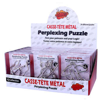 Puzle s devet povezanih prstenova – metal, 24-dijelni darovni set, za uzrast 15–35 godina