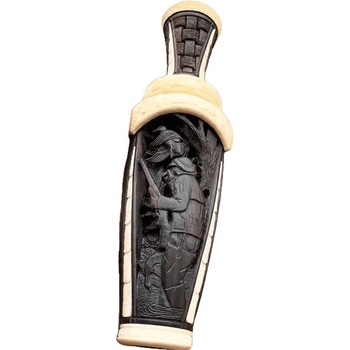 Zov za patke Hunter's Legacy – ručno izrađen, smola; model Wood Xin-50; originalni dizajn; karikaturan izgled; glazbena kutija