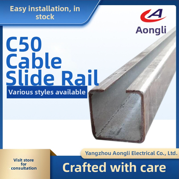 Ghid de alunecare pentru cablu, tip C40, din oțel, galvanizat, stil chinoiserie nou