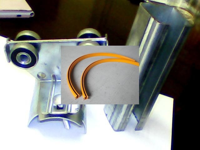 Ghid de alunecare pentru cablu, tip C40, din oțel, galvanizat, stil chinoiserie nou