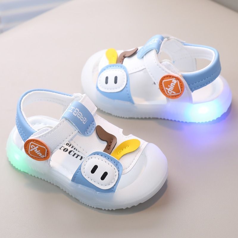 Νήπια σανδαλάκια με καρτούν σχέδιο – Άνω μέρος από συνθετικό δέρμα, διαπνέοντα, αντιολισθητικά, 12–36 μηνών