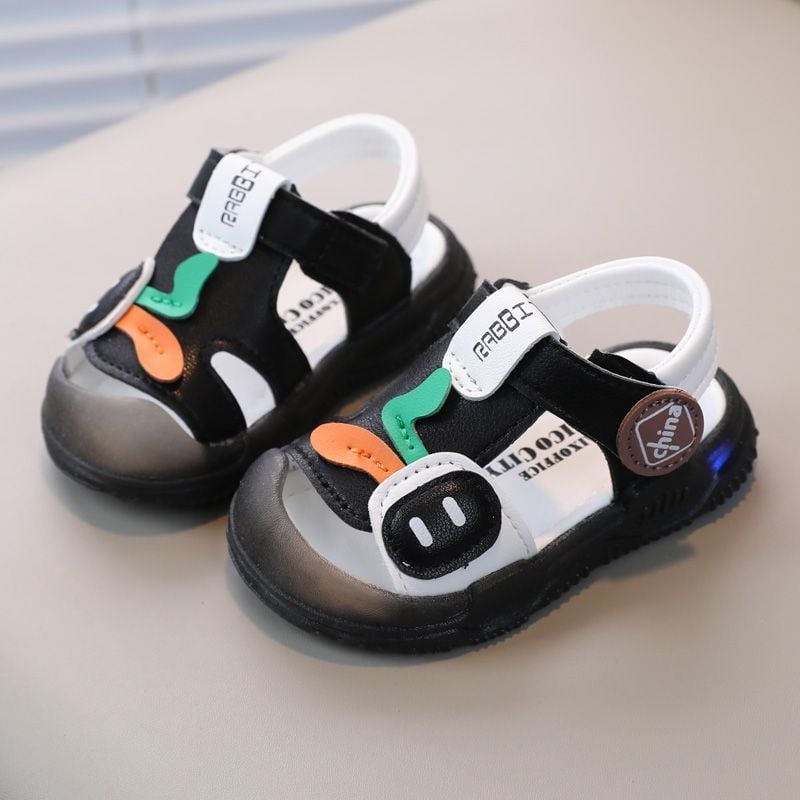 Νήπια σανδαλάκια με καρτούν σχέδιο – Άνω μέρος από συνθετικό δέρμα, διαπνέοντα, αντιολισθητικά, 12–36 μηνών