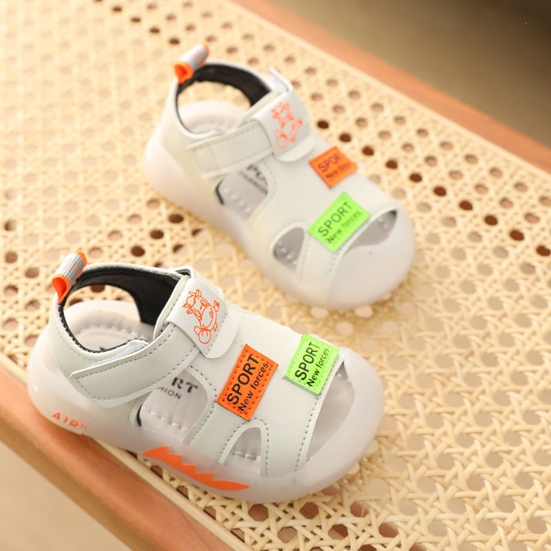 Νήπια σανδαλάκια με καρτούν σχέδιο – Άνω μέρος από συνθετικό δέρμα, διαπνέοντα, αντιολισθητικά, 12–36 μηνών