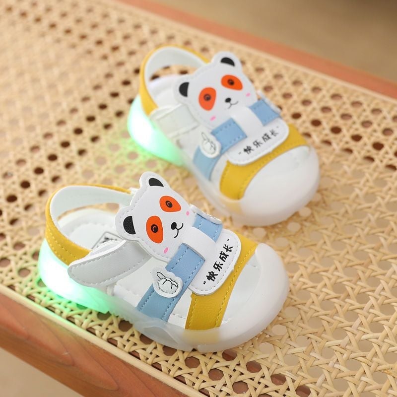 Νήπια σανδαλάκια με καρτούν σχέδιο – Άνω μέρος από συνθετικό δέρμα, διαπνέοντα, αντιολισθητικά, 12–36 μηνών