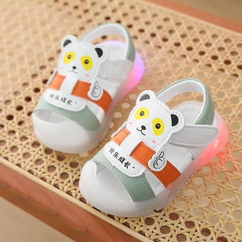 Νήπια σανδαλάκια με καρτούν σχέδιο – Άνω μέρος από συνθετικό δέρμα, διαπνέοντα, αντιολισθητικά, 12–36 μηνών