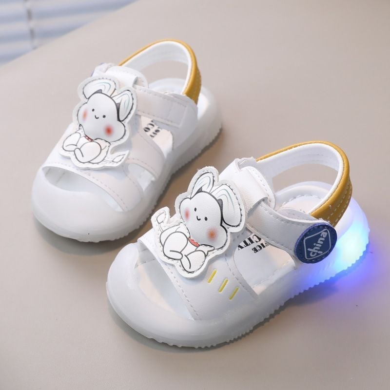 Νήπια σανδαλάκια με καρτούν σχέδιο – Άνω μέρος από συνθετικό δέρμα, διαπνέοντα, αντιολισθητικά, 12–36 μηνών