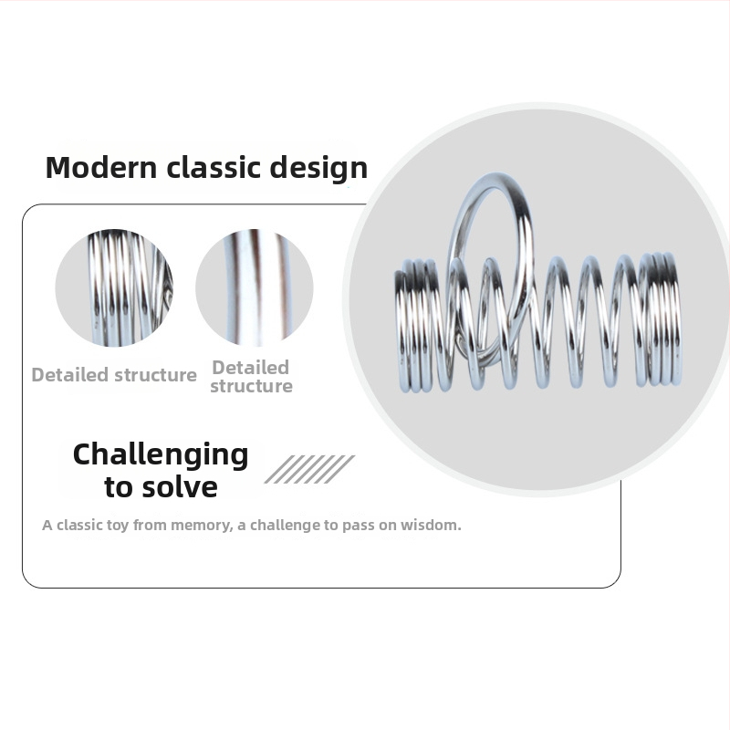 Metalni puzzle s devet prstenova Kongming Lock – 12 dijelova, za djecu 7–14 godina, razonoda i relaksacija, OEM prilagodba logotipa