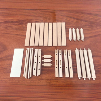 Drvene dječje slagalice s mortise i tenon spojem, Luban Lock DIY kućica-model, građevni blokovi za djecu od 4 do 6 godina