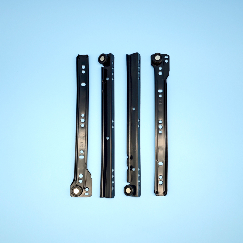 Šina za ladice ormara, aluminijska legura, praškasti premaz, moderan minimalistički stil