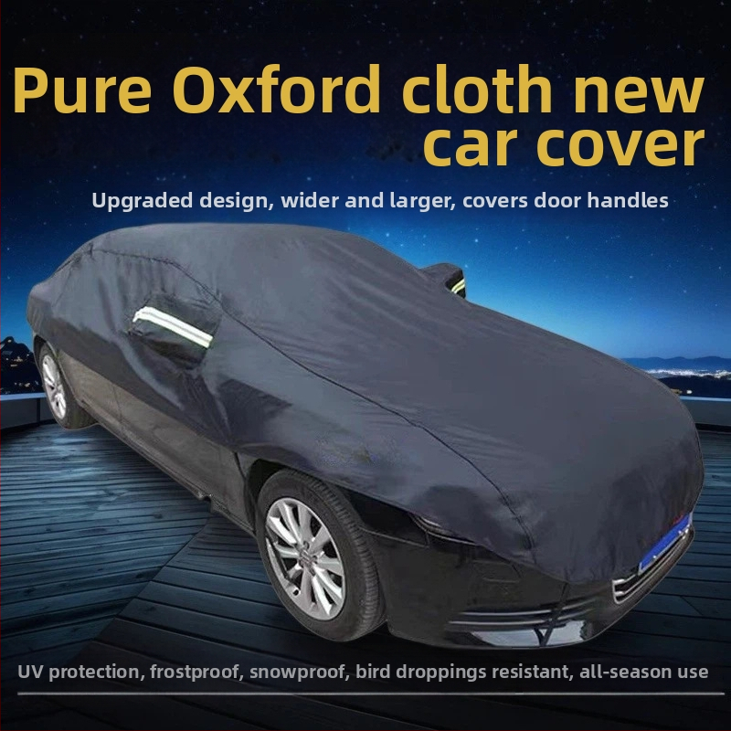 Kryt na auto z Oxford textílie, univerzálny strih, slnečná ochrana a tepelná izolácia, prispôsobiteľný