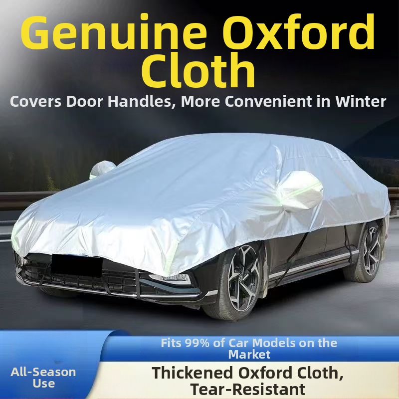 Kryt na auto z Oxford textílie, univerzálny strih, slnečná ochrana a tepelná izolácia, prispôsobiteľný