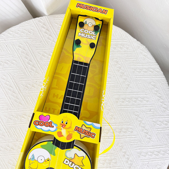 Dječja ukulele igračka u obliku patke – od plastike, podrijetlo Chenghai, Guangdong, za uzrast 7–14 godina
