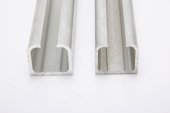 Șină pentru ușă glisantă din aliaj de aluminiu, model 4810, finisaj oxidat, stil Nou Chinezesc, personalizare disponibilă