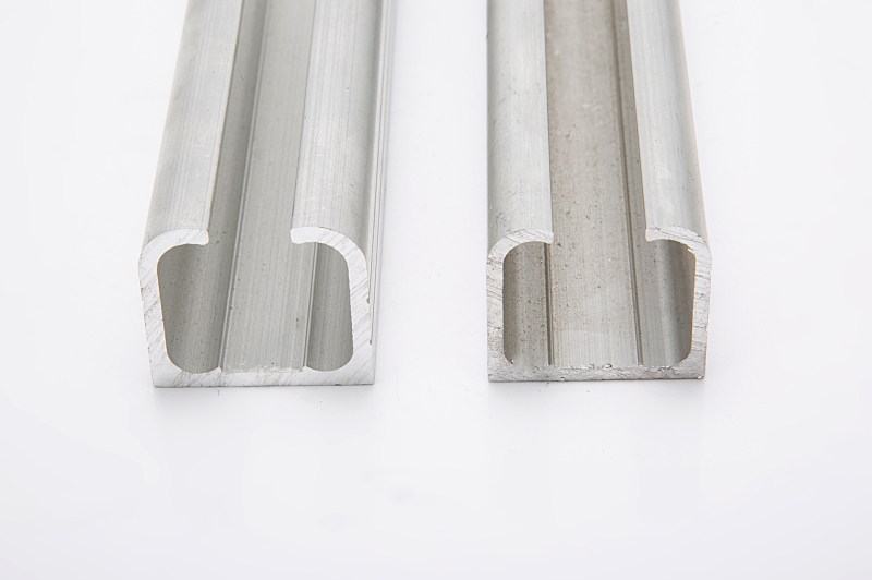 Șină pentru ușă glisantă din aliaj de aluminiu, model 4810, finisaj oxidat, stil Nou Chinezesc, personalizare disponibilă