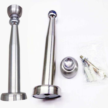 Dulji zaustavljač vrata od nehrđajućeg čelika s magnetskim zahvatom, zidni montažni, model FY-JC