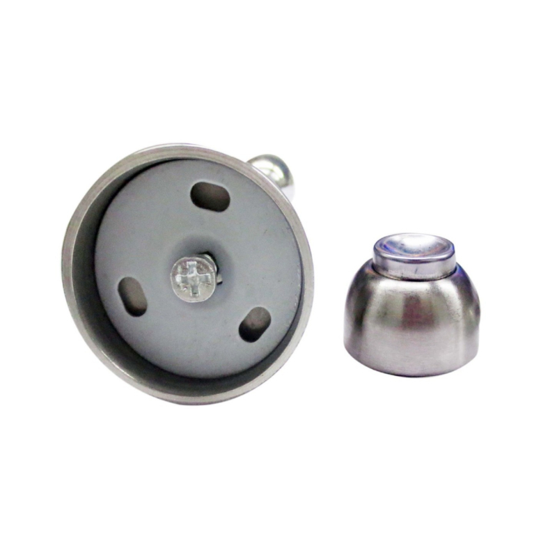 Dulji zaustavljač vrata od nehrđajućeg čelika s magnetskim zahvatom, zidni montažni, model FY-JC