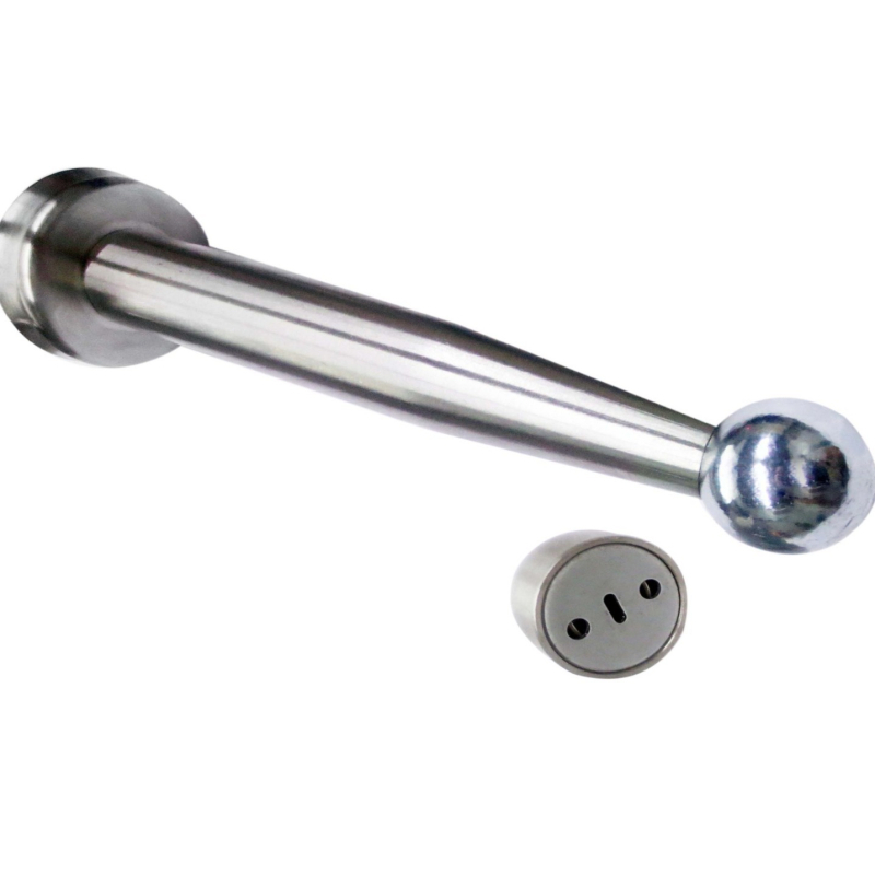 Dulji zaustavljač vrata od nehrđajućeg čelika s magnetskim zahvatom, zidni montažni, model FY-JC