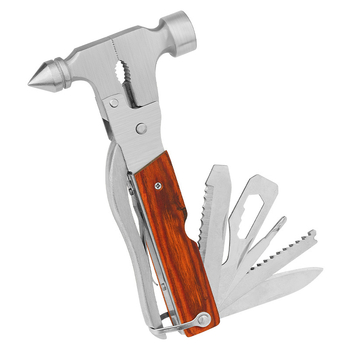 CHISHAN ciocan de siguranță auto din oțel inoxidabil — ciocan de spargere geamuri cu cuțit de tăiere, instrument de salvare în urgențe, 390 g