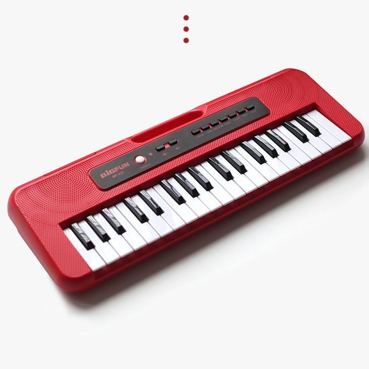 37-tipkovna elektronična klavijatura za početnike, edukativna višefunkcionalna igračka, plastična konstrukcija, BIGFUN brand, pogodna za uzrast 7–14 godina