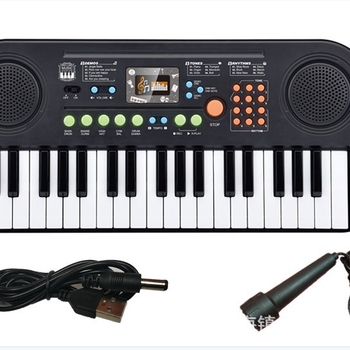 Keyboard electronic pentru copii cu 37 de funcții – instrument educațional pentru începători, copii 4-6 ani, brand CANTO