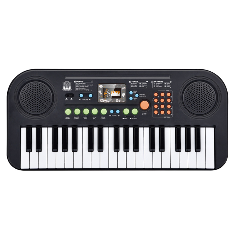 Keyboard electronic pentru copii cu 37 de funcții – instrument educațional pentru începători, copii 4-6 ani, brand CANTO