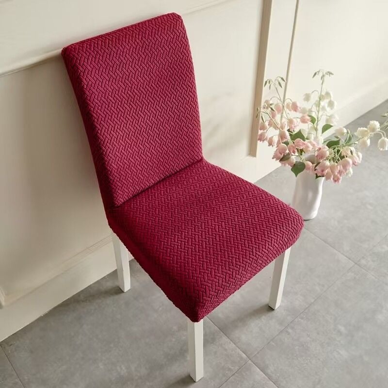 Οικουμενικό κάλυμμα καρέκλας από πολυεστέρα, ορθογώνιο, ανθεκτικό στη φθορά, στη σκόνη και στο λάδι, μοντέρνο στυλ μινιμαλιστικό