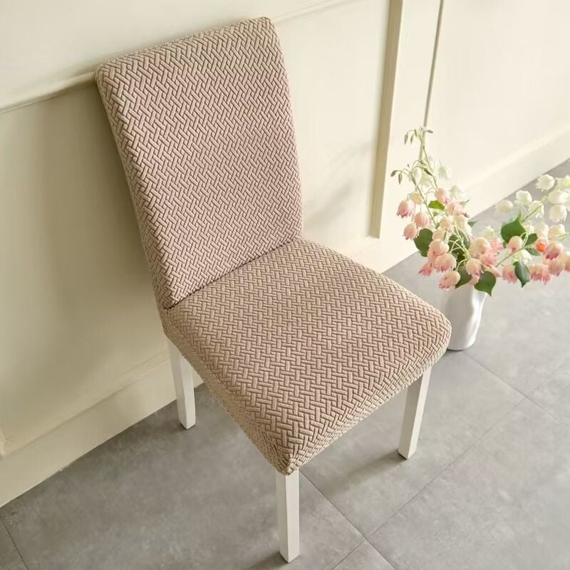 Οικουμενικό κάλυμμα καρέκλας από πολυεστέρα, ορθογώνιο, ανθεκτικό στη φθορά, στη σκόνη και στο λάδι, μοντέρνο στυλ μινιμαλιστικό