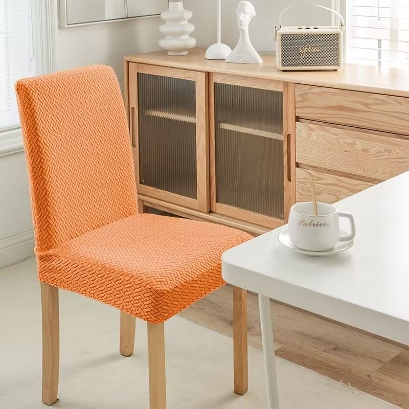 Οικουμενικό κάλυμμα καρέκλας από πολυεστέρα, ορθογώνιο, ανθεκτικό στη φθορά, στη σκόνη και στο λάδι, μοντέρνο στυλ μινιμαλιστικό
