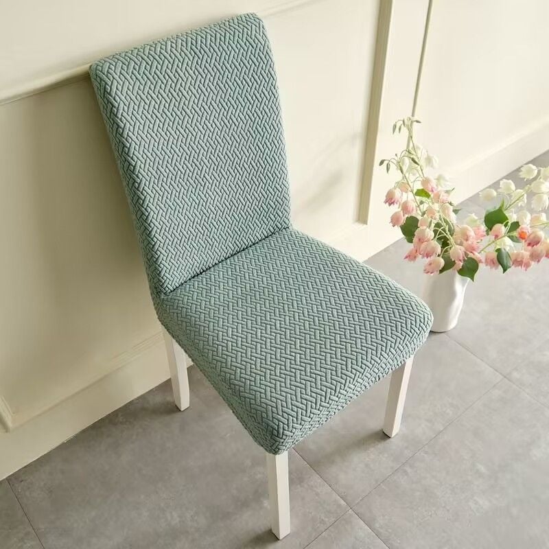 Οικουμενικό κάλυμμα καρέκλας από πολυεστέρα, ορθογώνιο, ανθεκτικό στη φθορά, στη σκόνη και στο λάδι, μοντέρνο στυλ μινιμαλιστικό