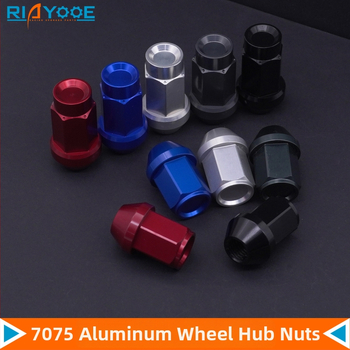 RIAYOOE kovana aluminijska univerzalna navojna matica za kotač, navoj 1.5/1.25, model XH-AN013