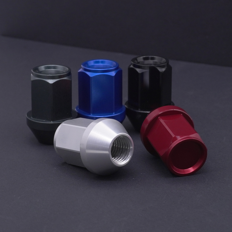 RIAYOOE kovana aluminijska univerzalna navojna matica za kotač, navoj 1.5/1.25, model XH-AN013