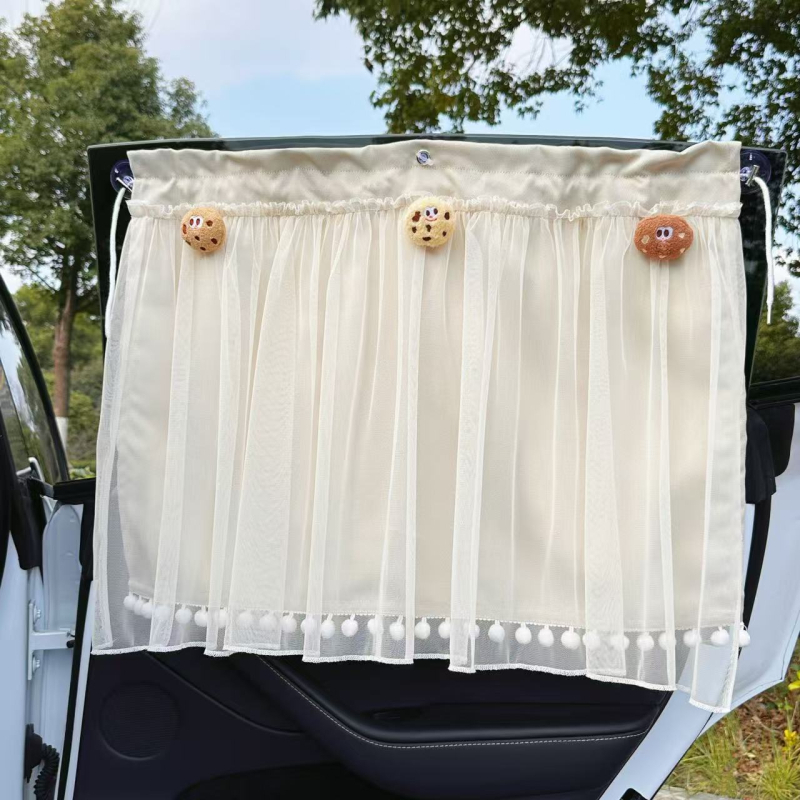 Auto zavjesa za prozor za djecu, s usisnim čašicama, od aluminijske folije, visi za stražnja bočna prozora