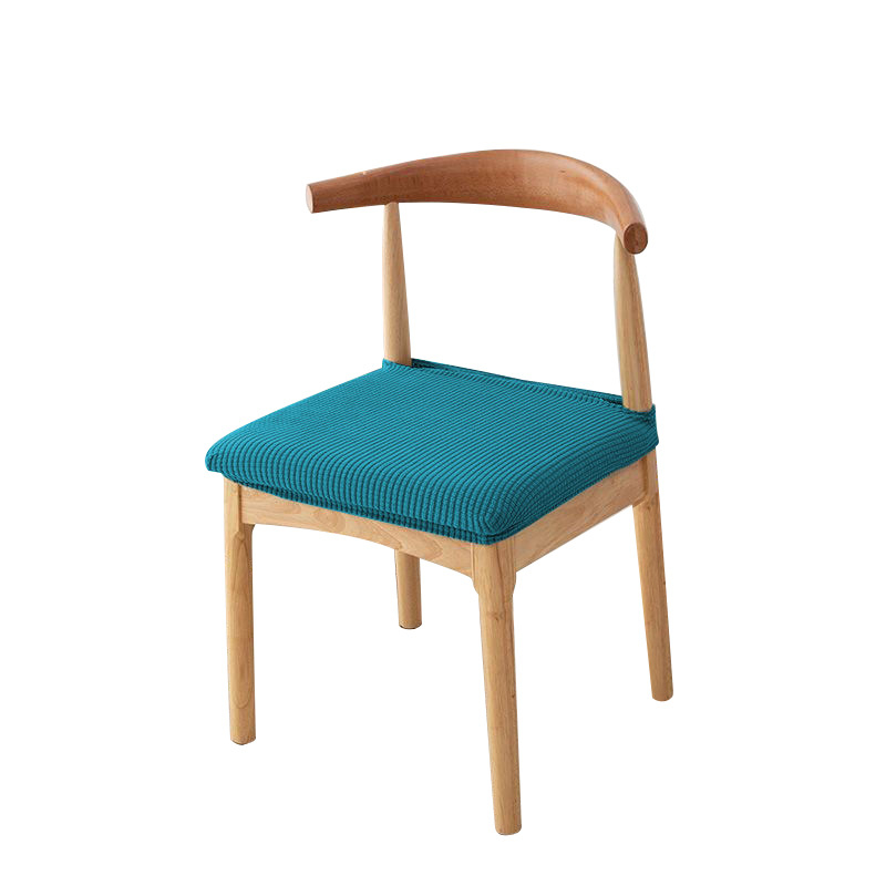 Κάλυμμα καρεκλών τραπεζαρίας από φλάνελ - ελαστικό, αντιολισθητικό, ανθεκτικό στη φθορά, ανθεκτικό στη σκόνη; μοντέρνος μινιμαλιστικός σχεδιασμός; τετράγωνο σχήμα