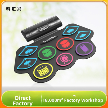 Elektrická bubnová súprava MD862MC od Ke Huixing, 9 bubnov, všetko v jednom