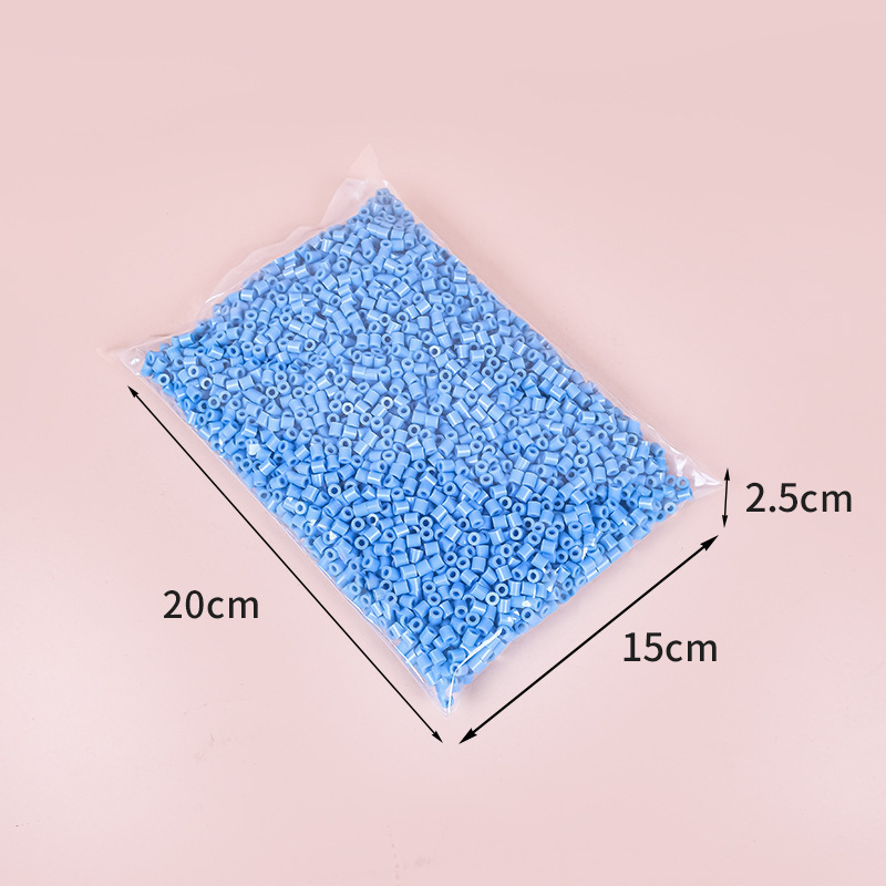 Set plosnatih perli za slaganje mozgalica (fusion beads), EVA material, DIY i prilagodbu prema crtižu, uzrast 7–14 godina